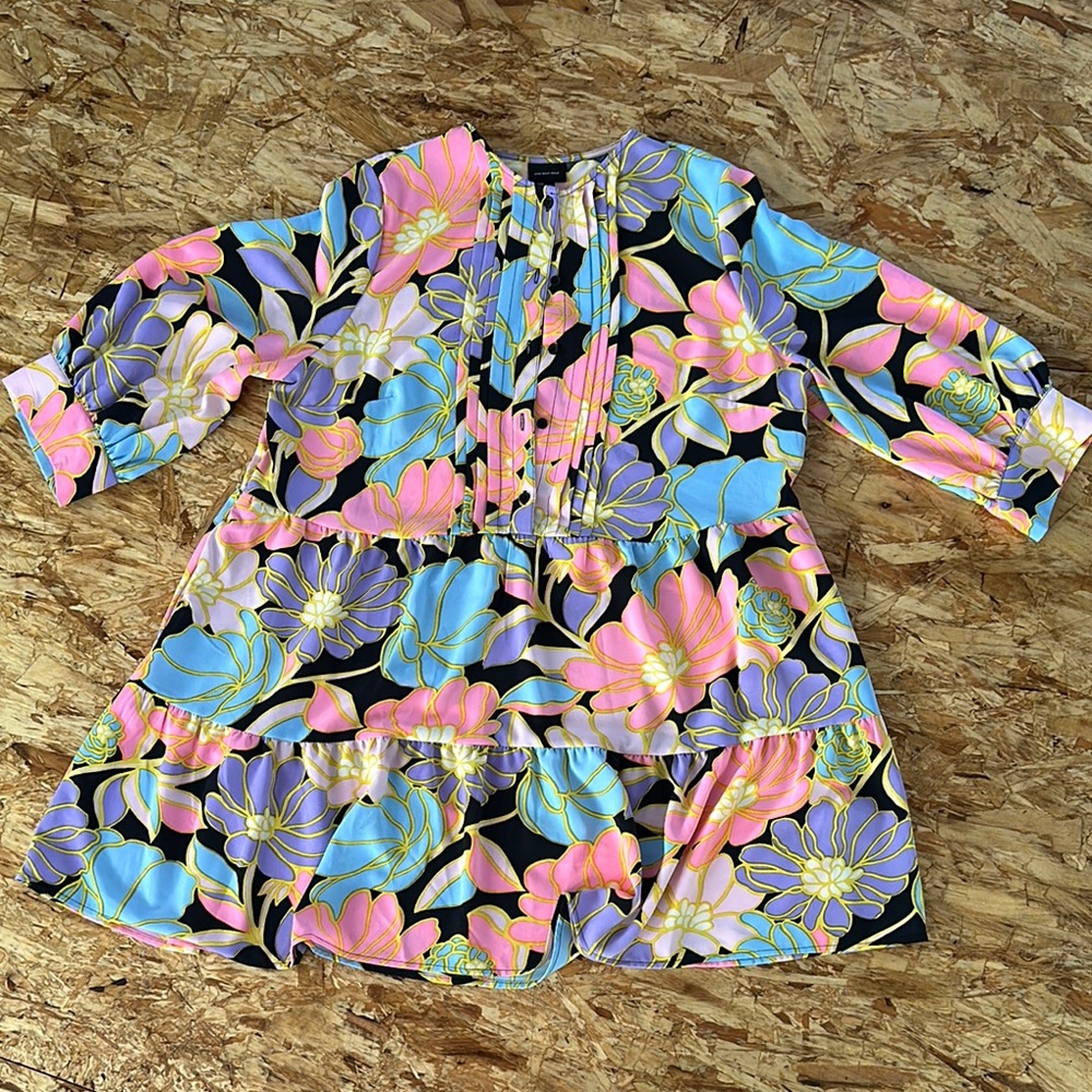 Floral Dress with Vibrant Colors